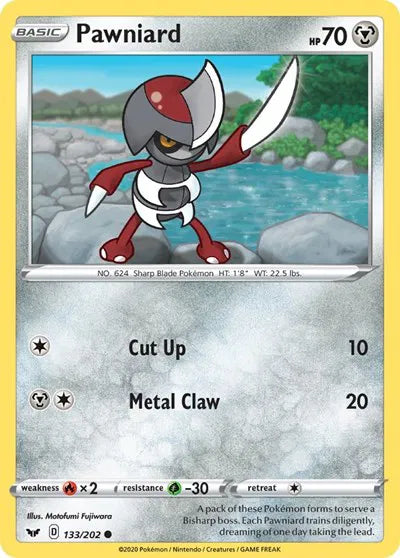 133/202 Pawniard Reverse Holo - Sword & Shield