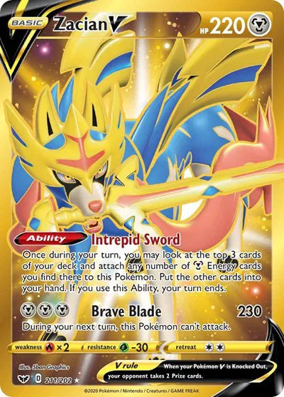 211/202 Zacian V - Sword & Shield
