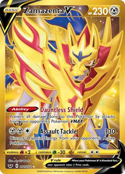 212/202 Zamazenta V - Sword & Shield