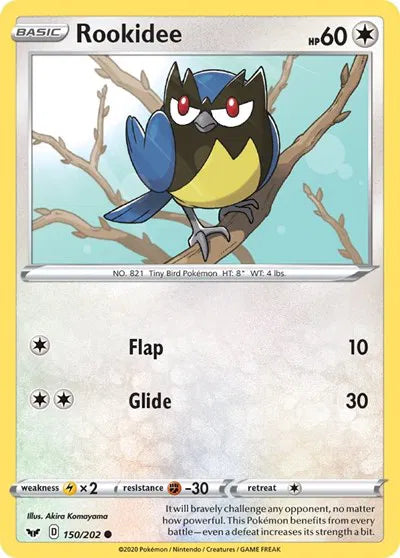 150/202 Rookidee Reverse Holo - Sword & Shield
