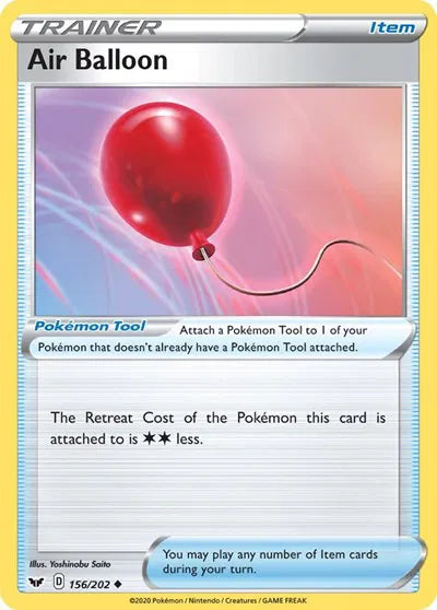 156/202 Air Balloon Reverse Holo - Sword & Shield