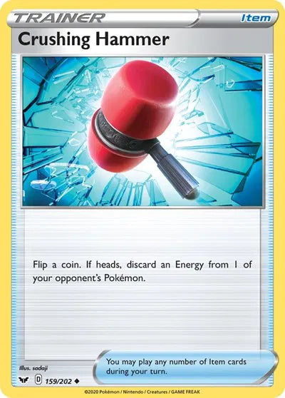 159/202 Crushing Hammer Reverse Holo - Sword & Shield