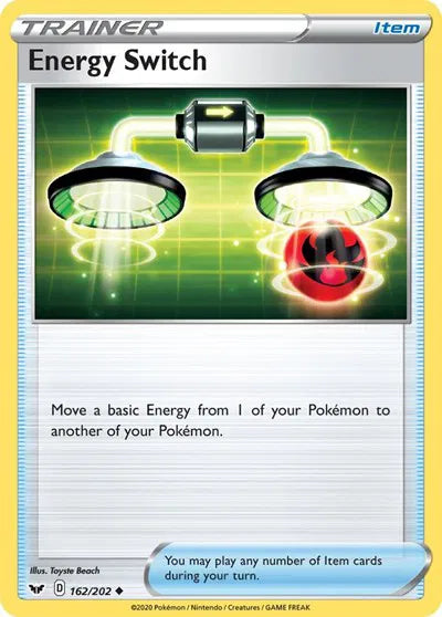 162/202 Energy Switch Reverse Holo - Sword & Shield