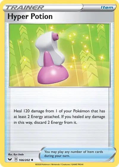 166/202 Hyper Potion Reverse Holo - Sword & Shield