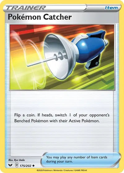 175/202 Pokemon Catcher Reverse Holo - Sword & Shield