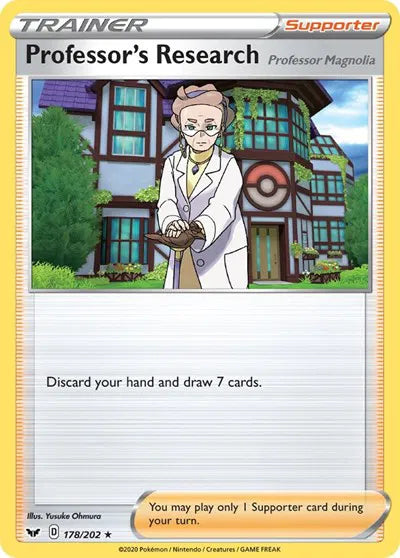 178/202 Professor's Research Reverse Holo - Sword & Shield