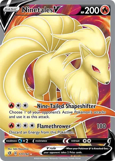 177/192 Ninetales V - Rebel Clash