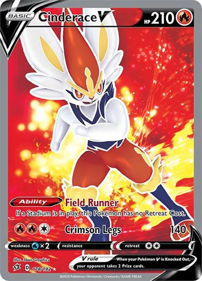 178/192 Cinderace V - Rebel Clash