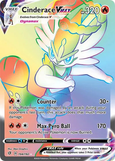 194/192 Cinderace VMAX - Rebel Clash