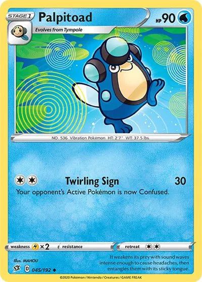 045/192 Palpitoad Reverse Holo - Rebel Clash