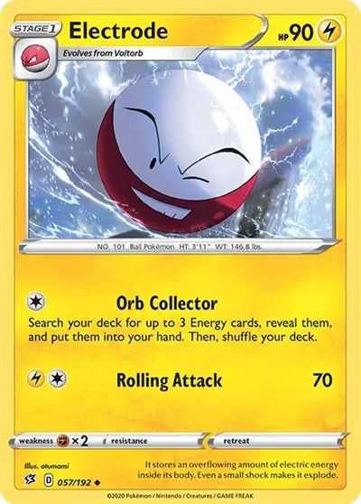 057/192 Electrode Reverse Holo - Rebel Clash