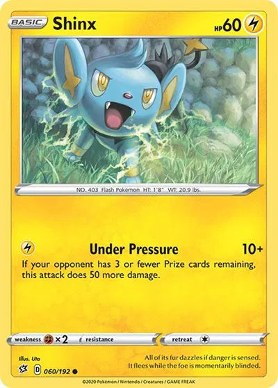 060/192 Shinx Reverse Holo - Rebel Clash