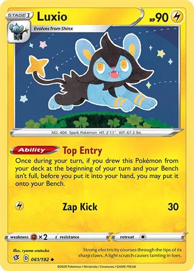 061/192 Luxio Reverse Holo - Rebel Clash