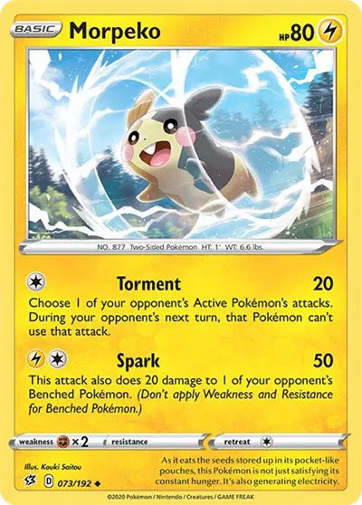 073/192 Morpeko Reverse Holo - Rebel Clash