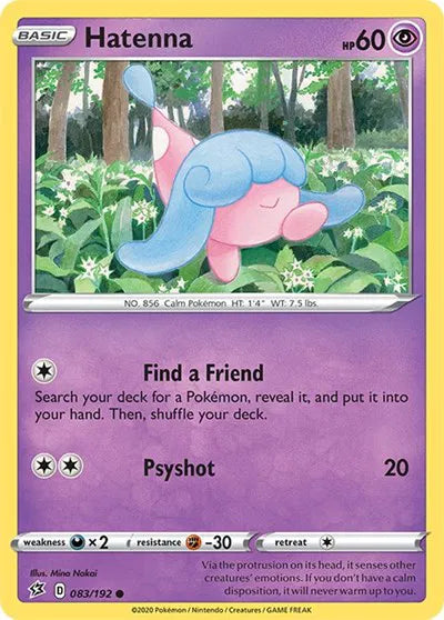 083/192 Hatenna Reverse Holo - Rebel Clash