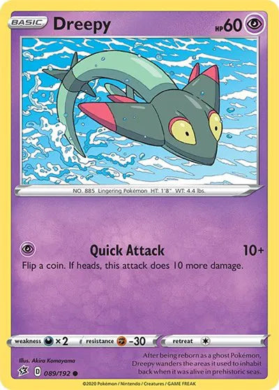 089/192 Dreepy Reverse Holo - Rebel Clash