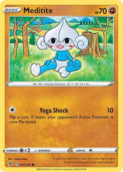 097/192 Meditite Reverse Holo - Rebel Clash