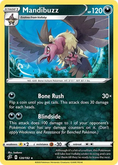 120/192 Mandibuzz Reverse Holo - Rebel Clash
