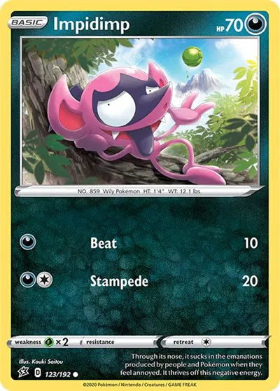 123/192 Impidimp Reverse Holo - Rebel Clash