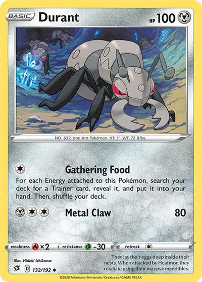 132/192 Durant Reverse Holo - Rebel Clash