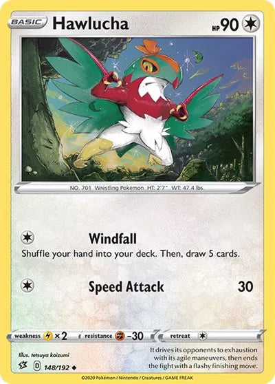 148/192 Hawlucha Reverse Holo - Rebel Clash