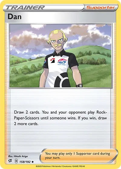 158/192 Dan Reverse Holo - Rebel Clash - Rebel Clash