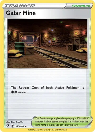 160/192 Galar Mine Reverse Holo - Rebel Clash