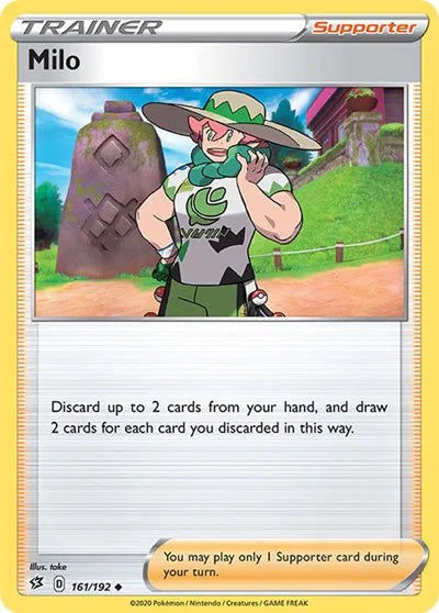 161/192 Milo Reverse Holo - Rebel Clash
