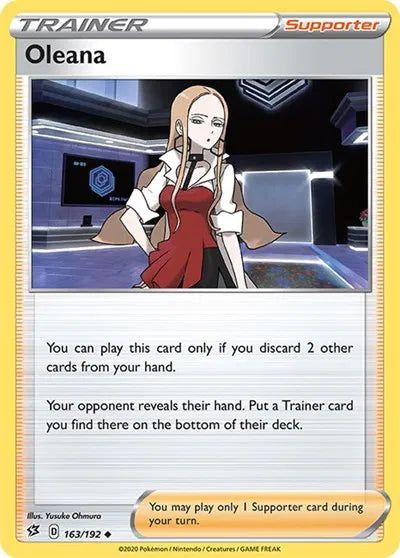 163/192 Oleana Reverse Holo - Rebel Clash