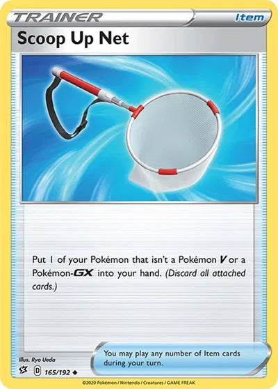165/192 Scoop Up Net Reverse Holo - Rebel Clash
