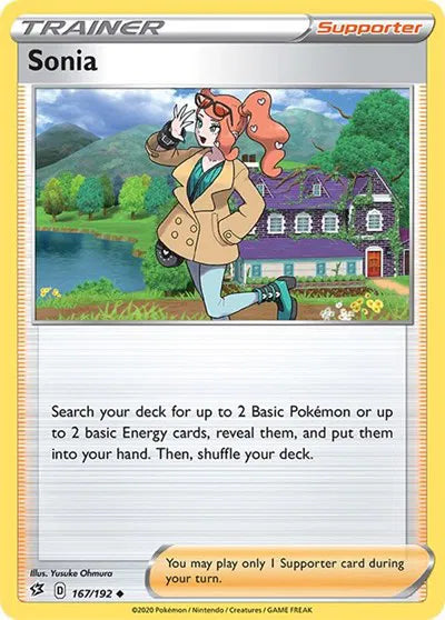 167/192 Sonia Reverse Holo - Rebel Clash