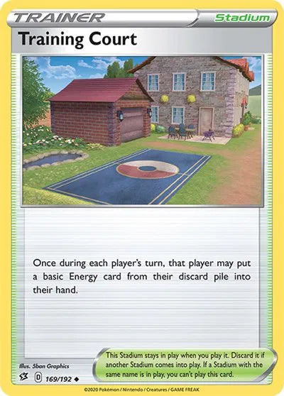 169/192 Training Court Reverse Holo - Rebel Clash