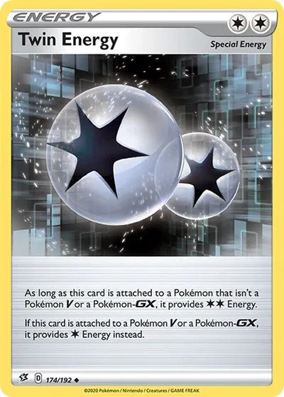 174/192 Twin Energy Reverse Holo - Rebel Clash