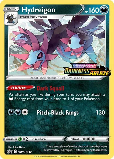 SWSH037 Hydreigon - SWSH Black Star Promo