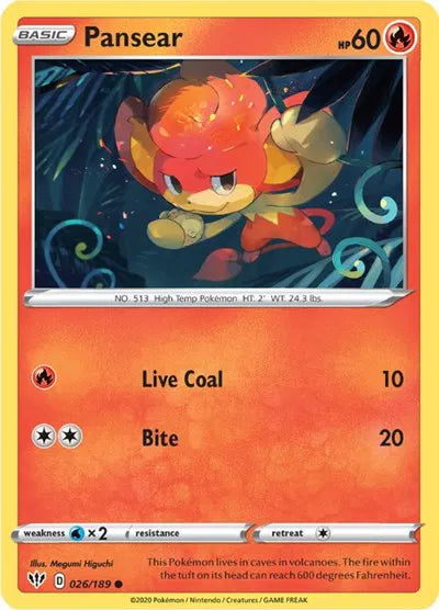 026/189 Pansear Reverse Holo