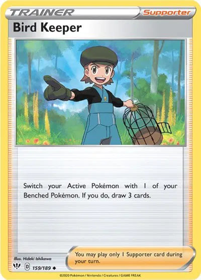 159/189 Bird Keeper Reverse Holo - Darkness Ablaze
