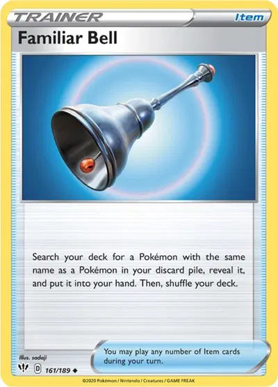 161/189 Familiar Bell Reverse Holo - Darkness Ablaze