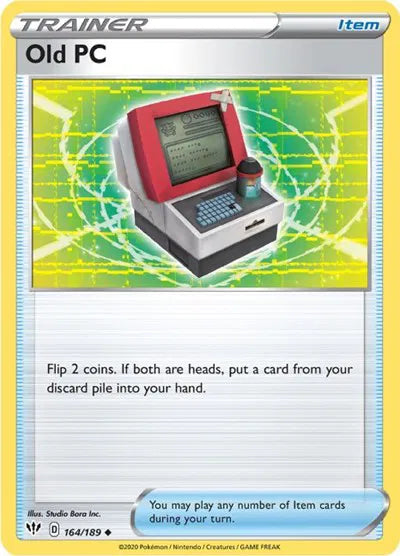 164/189 Old PC Reverse Holo - Darkness Ablaze