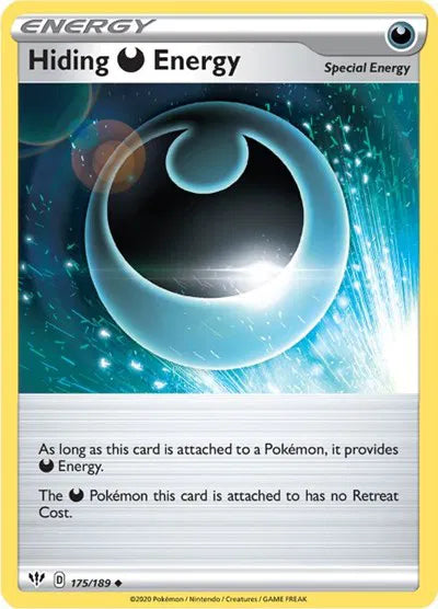 175/189 Hiding D Energy Reverse Holo - Darkness Ablaze