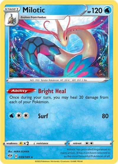 039/189 Milotic Holofoil - Darkness Ablaze