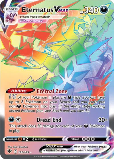192/189 Eternatus VMAX - Darkness Ablaze