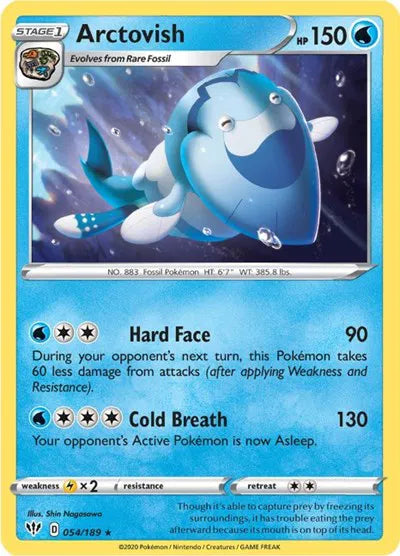 054/189 Arctovish Reverse Holo - Darkness Ablaze