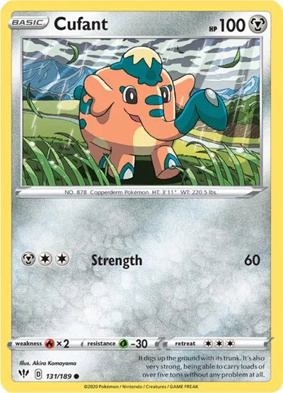 131/189 Cufant Reverse Holo - Darkness Ablaze