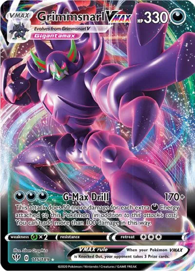 115/189 Grimmsnarl VMAX - Darkness Ablaze