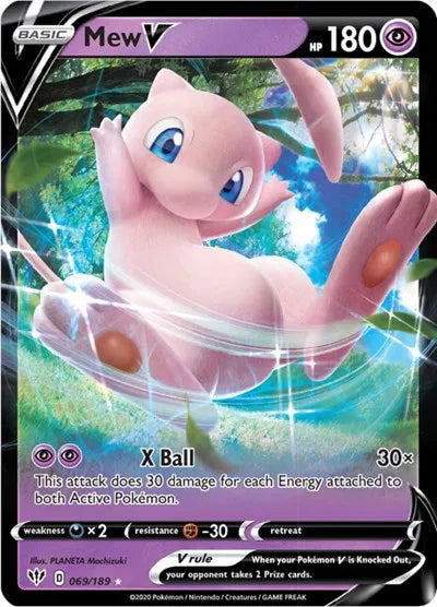 069/189 Mew V - Darkness Ablaze