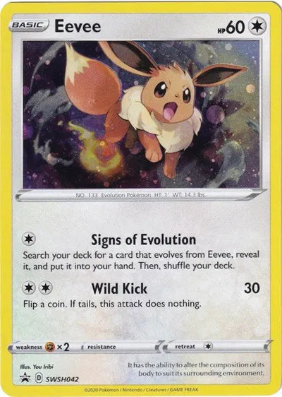 SWSH042 Eevee - SWSH Black Star Promo