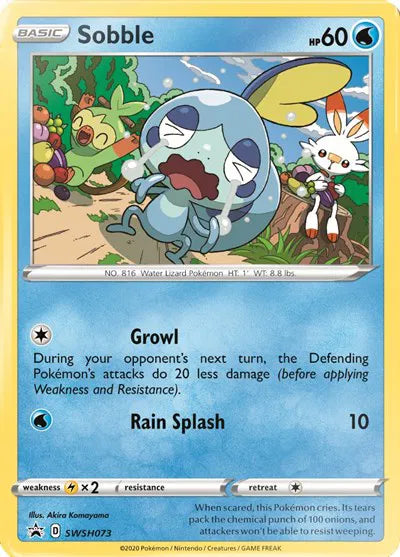 SWSH073 Sobble - SWSH Black Star Promo
