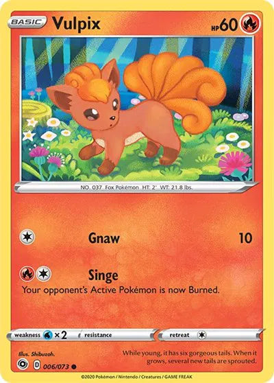 006/073 Vulpix Reverse Holo