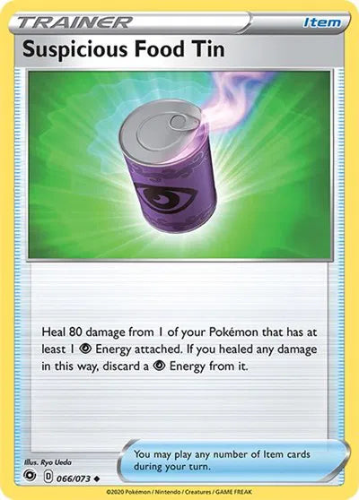 066/073 Suspicious Food Tin Reverse Holo