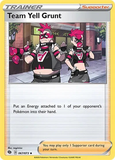 067/073 Team Yell Grunt Reverse Holo